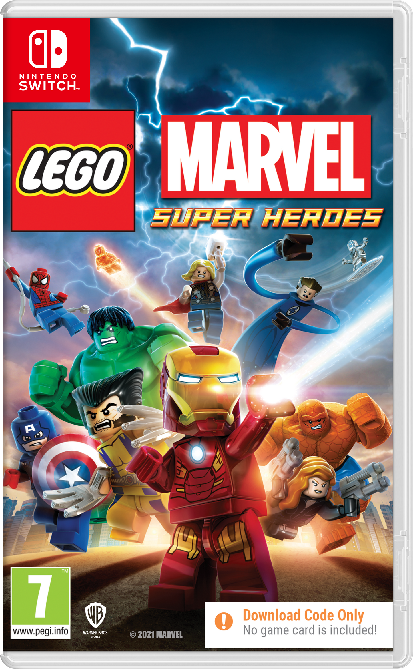 Lego Marvel Super Heroes - Switch (Code in Box)