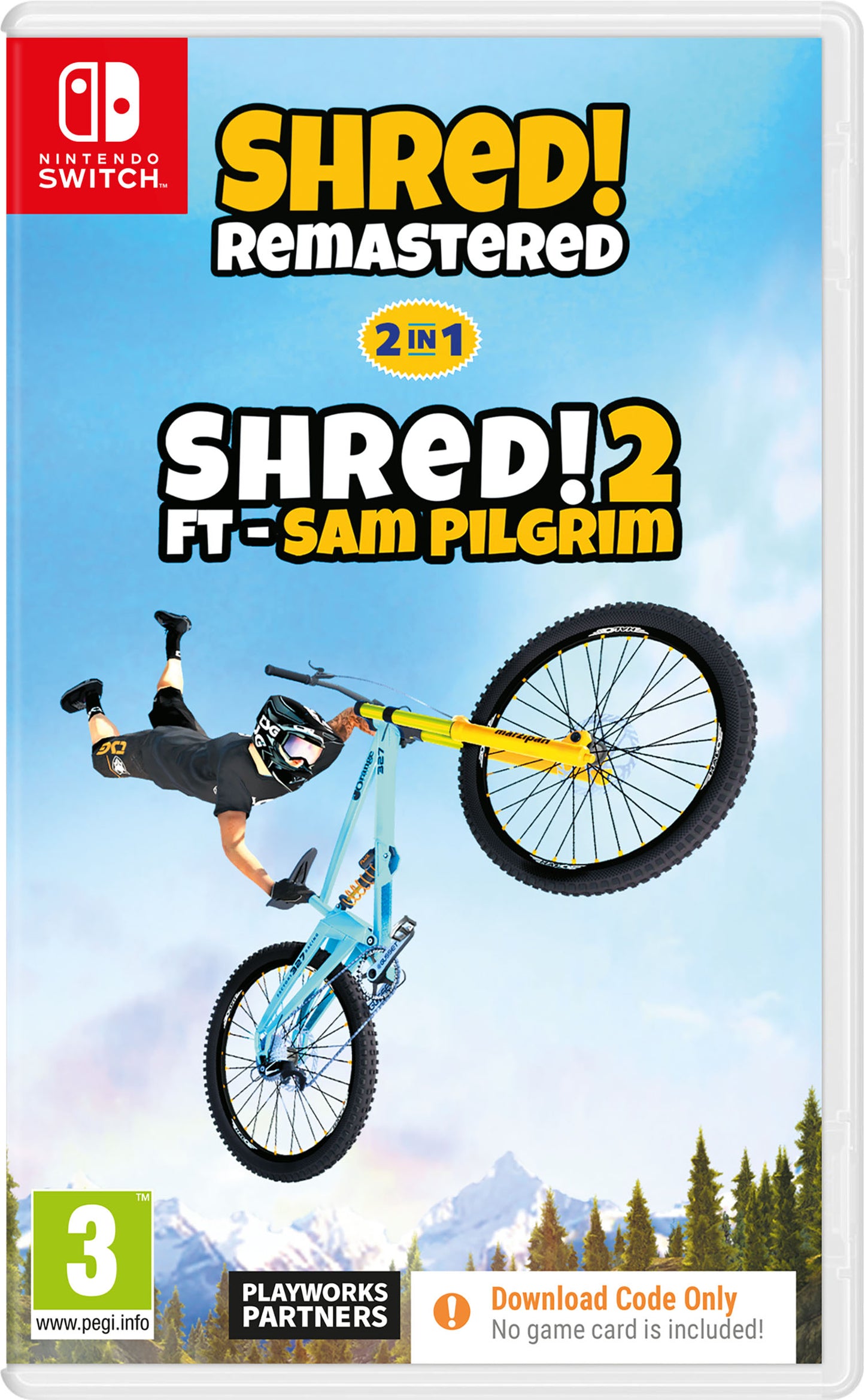 Shred 1-2 Remastered - Nintendo Switch (Code in Box)