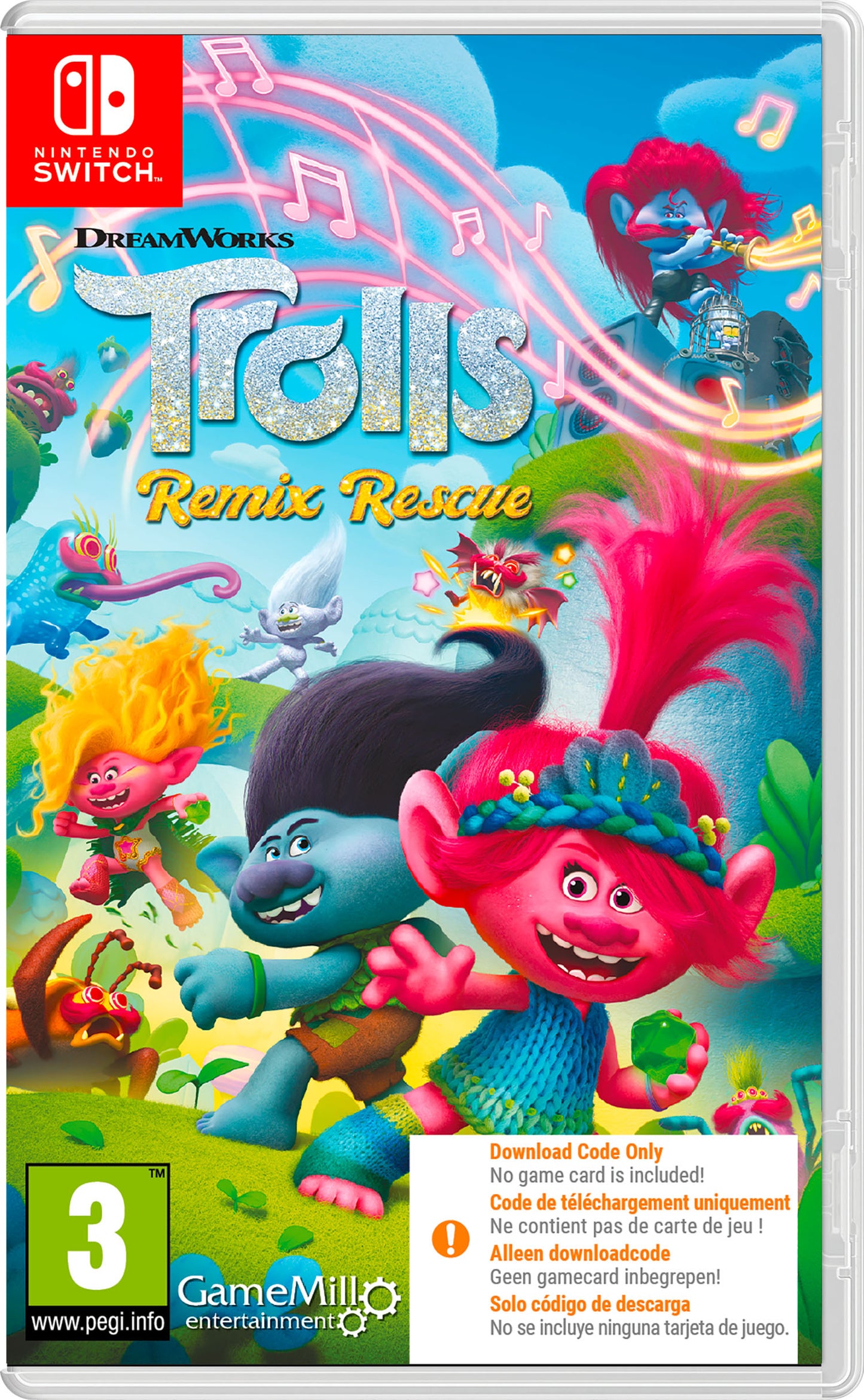 Trolls Remix Rescue - Switch (Code in Box)