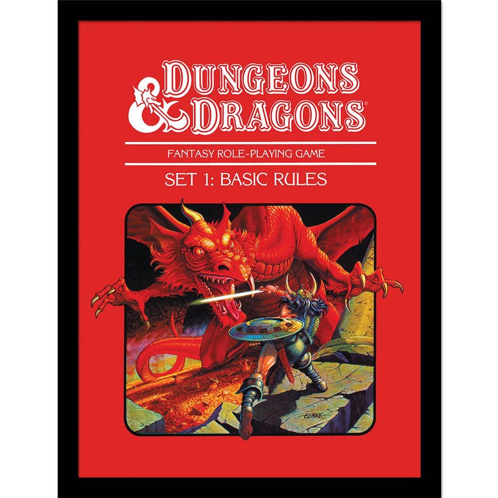Dungeons & Dragons (Set 1 Basic Rules) Art Print