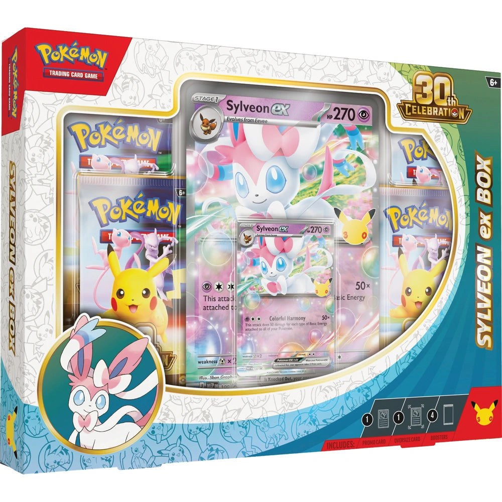 Pokemon: 30th Anniversary Sylveon Ex Box
