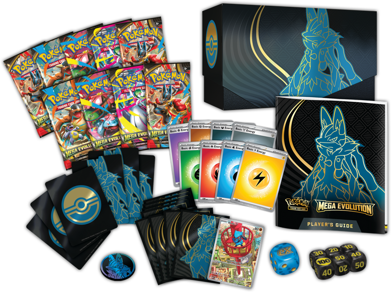 Pokemon TCG: Scarlet & Violet Mega Evolutions - Lucario Elite Trainer Box