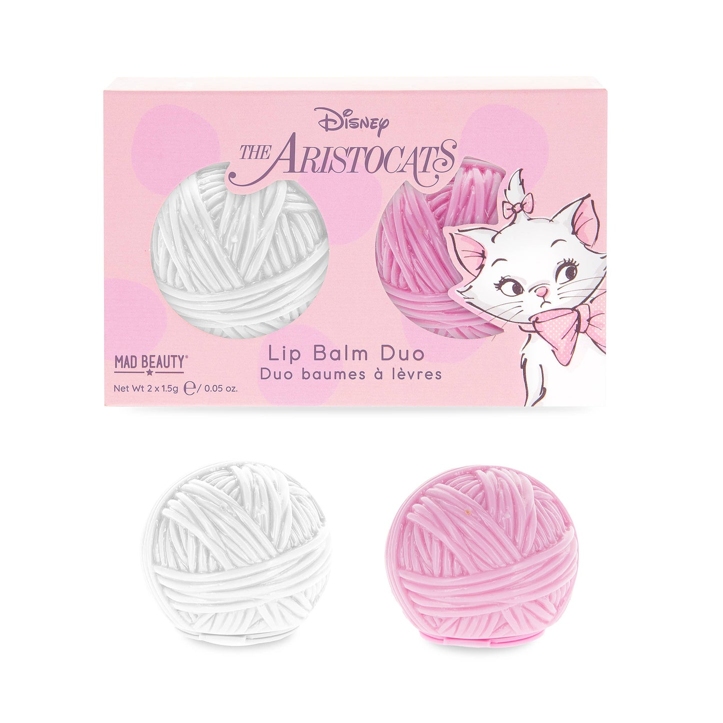 Mad Beauty Disney: The Aristocats Marie Lip Balm duo