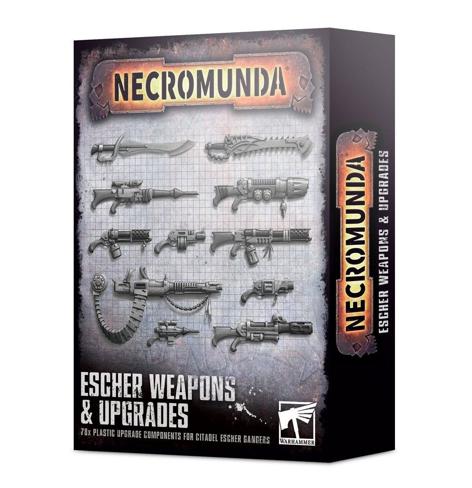 Warhammer Necromunda: Escher Weapons and Upgrades