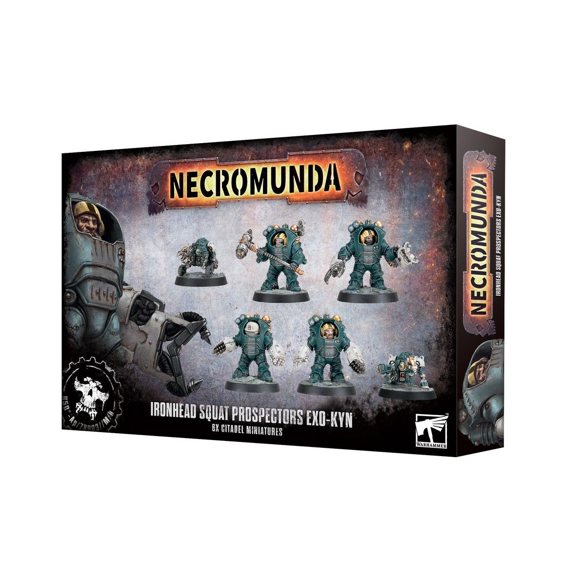 Warhammer Necromunda: Ironhead Squat Prospectors Exo-Kin