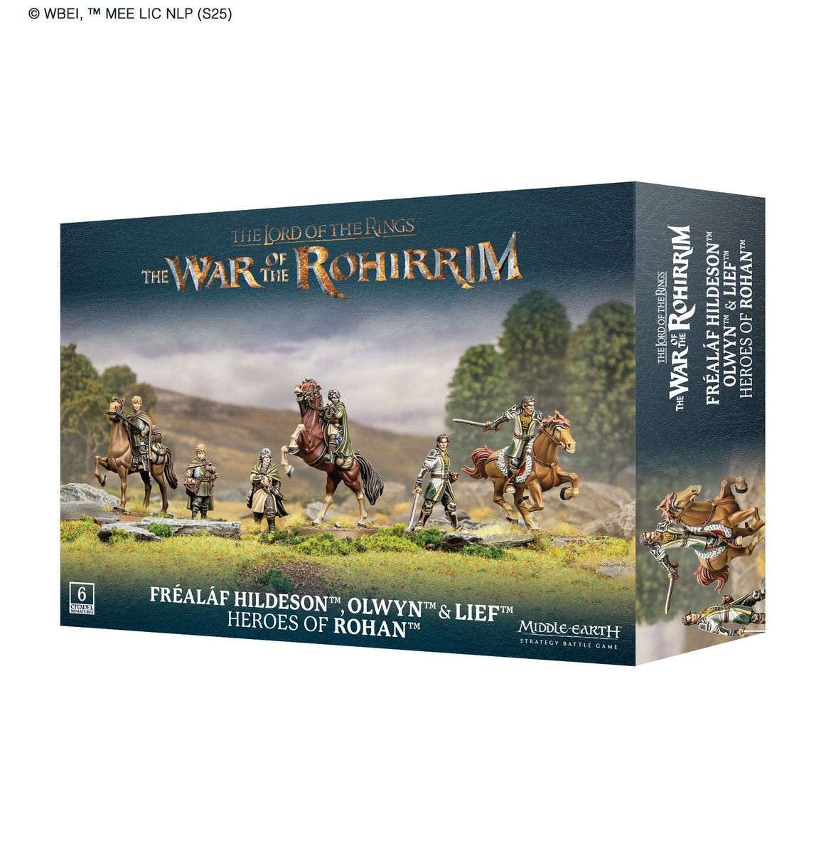 Middle-Earth Strategy Battle Game: Frealaf Hildeson, Olwyn & Lief Heroes of Rohan