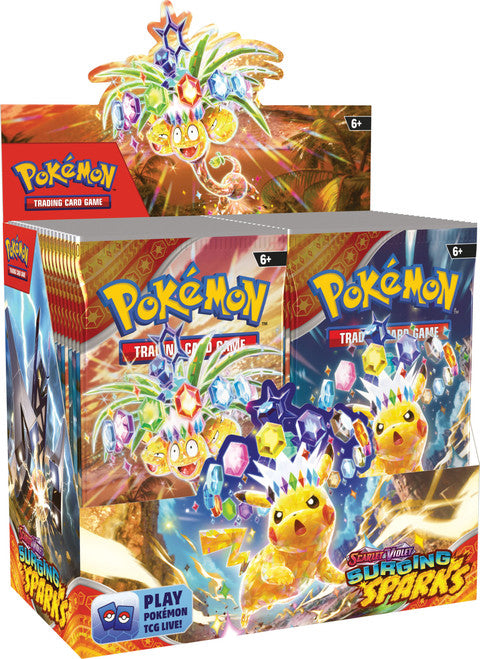 Pokemon: Surging Sparks - Full Booster Box – Bad Wolf Gaming