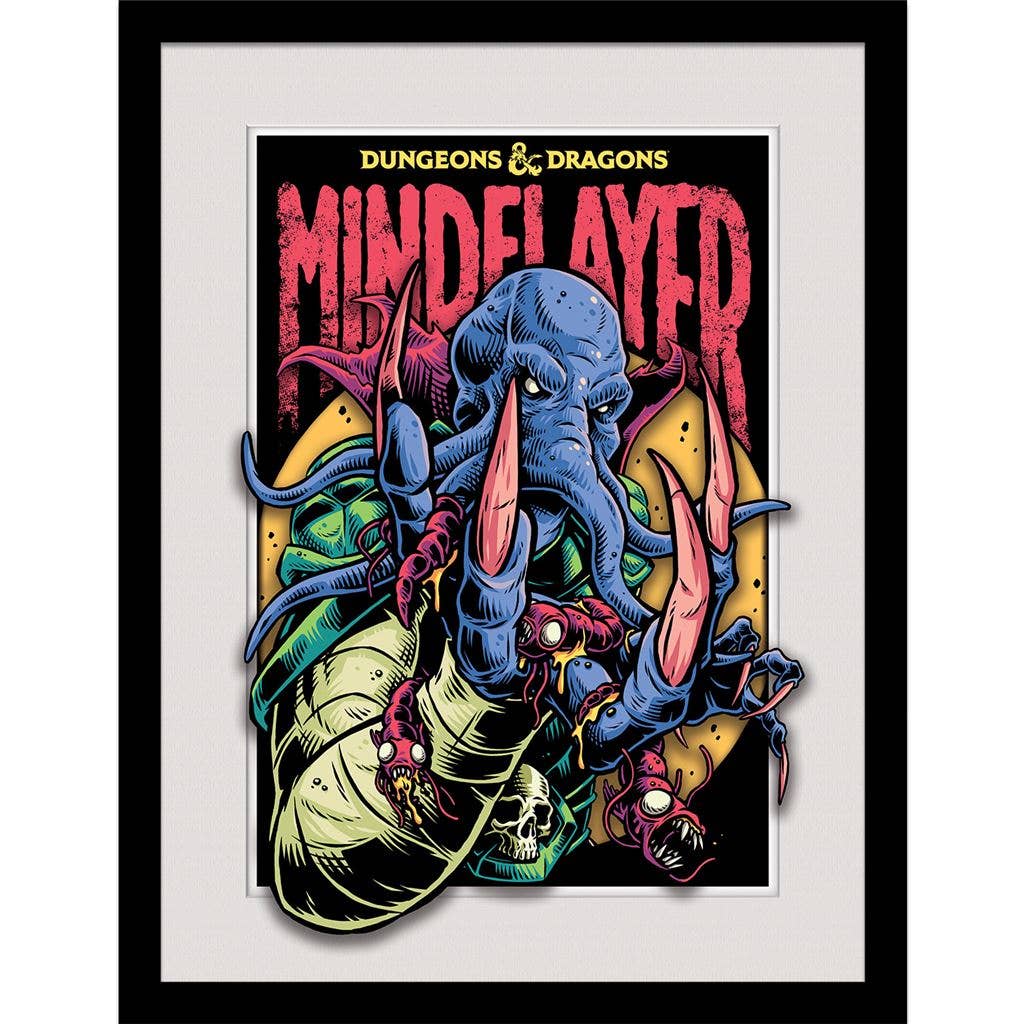 Dungeons & Dragons (Mindflayer) Wall Art Print