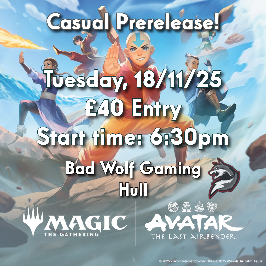 Magic: The Gathering | Avatar The Last Airbender Casual Prerelease Event Ticket