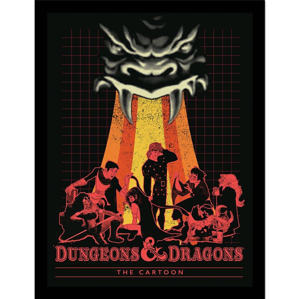 Dungeons & Dragons (The Cartoon Vhs) Wall Art Print