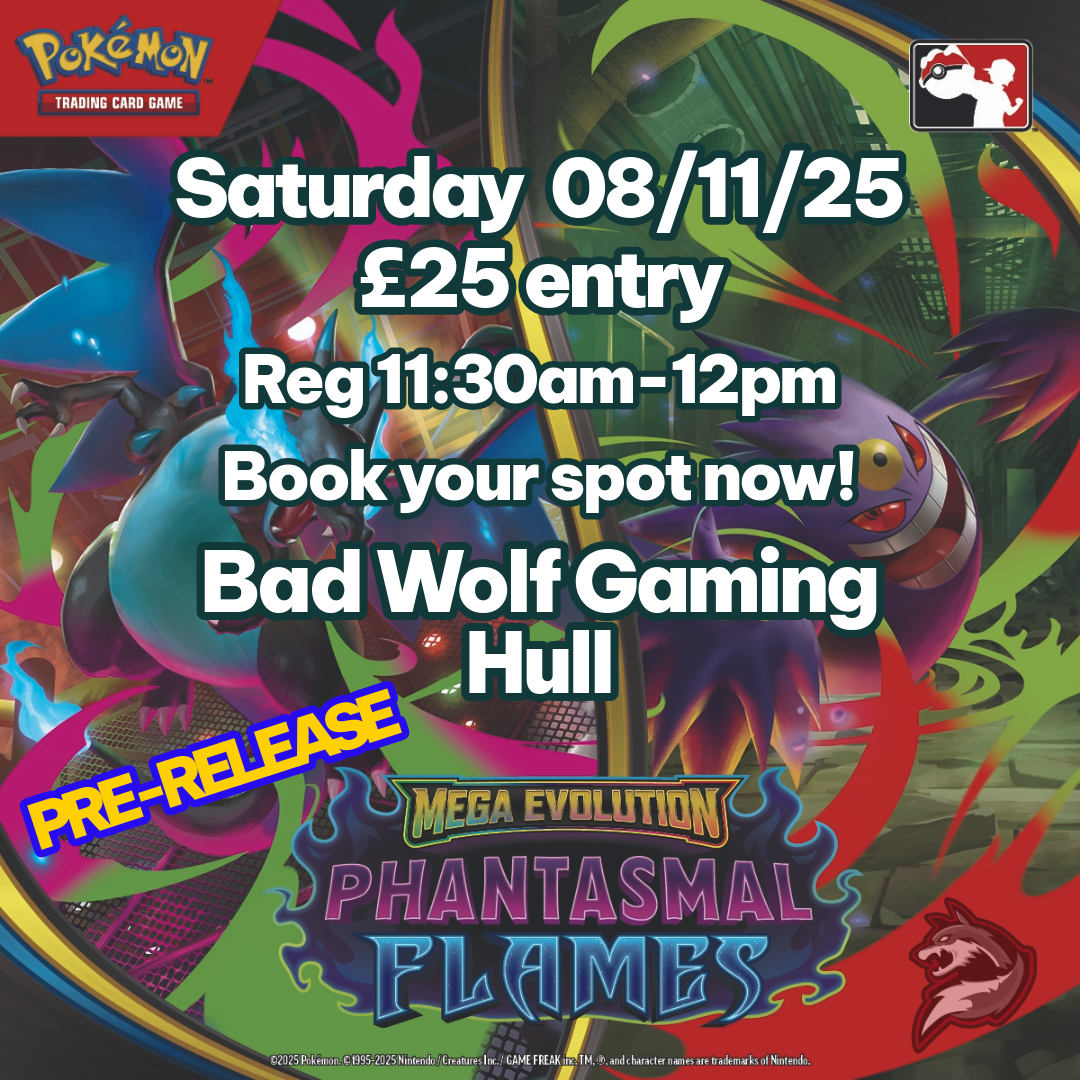 Mega Evolution — Phantasmal Flames - Prerelease one Event Ticket