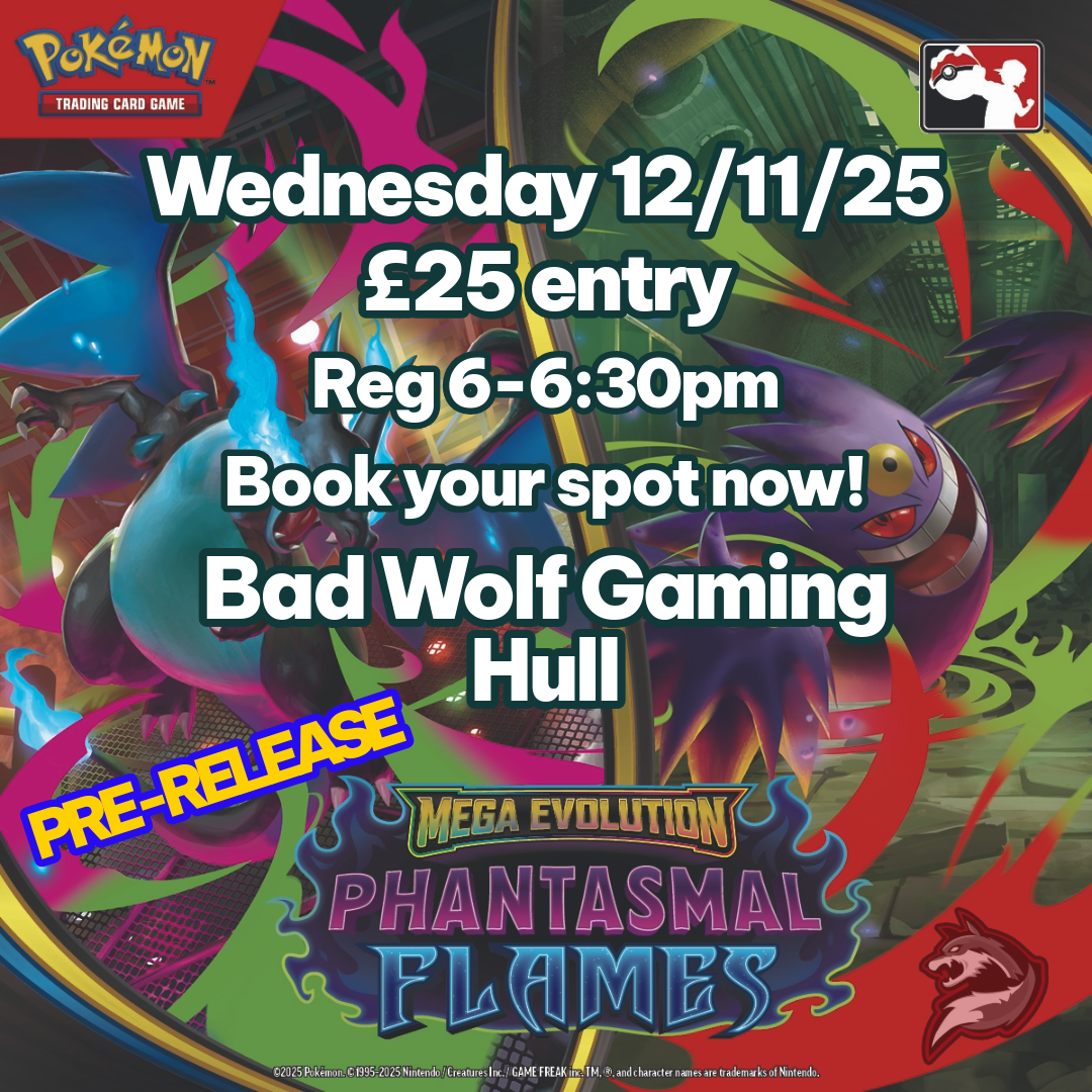 Mega Evolution — Phantasmal Flames - Prerelease two Event Ticket