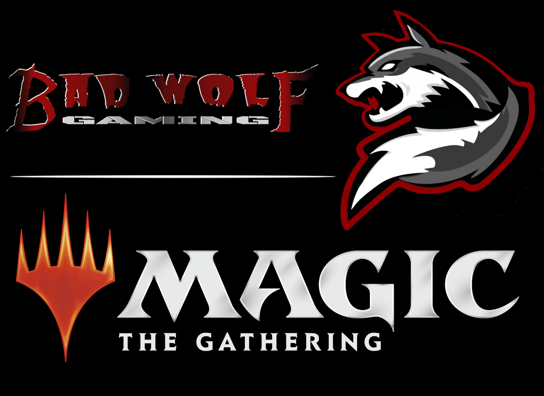 Header logos for Magic: The Gathering Colour Identity Opinion piece