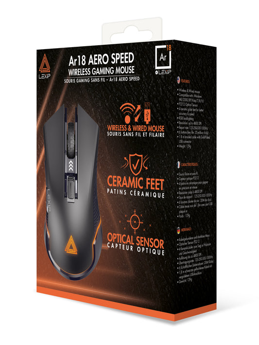 Wireless Mouse: Lexip Ar18