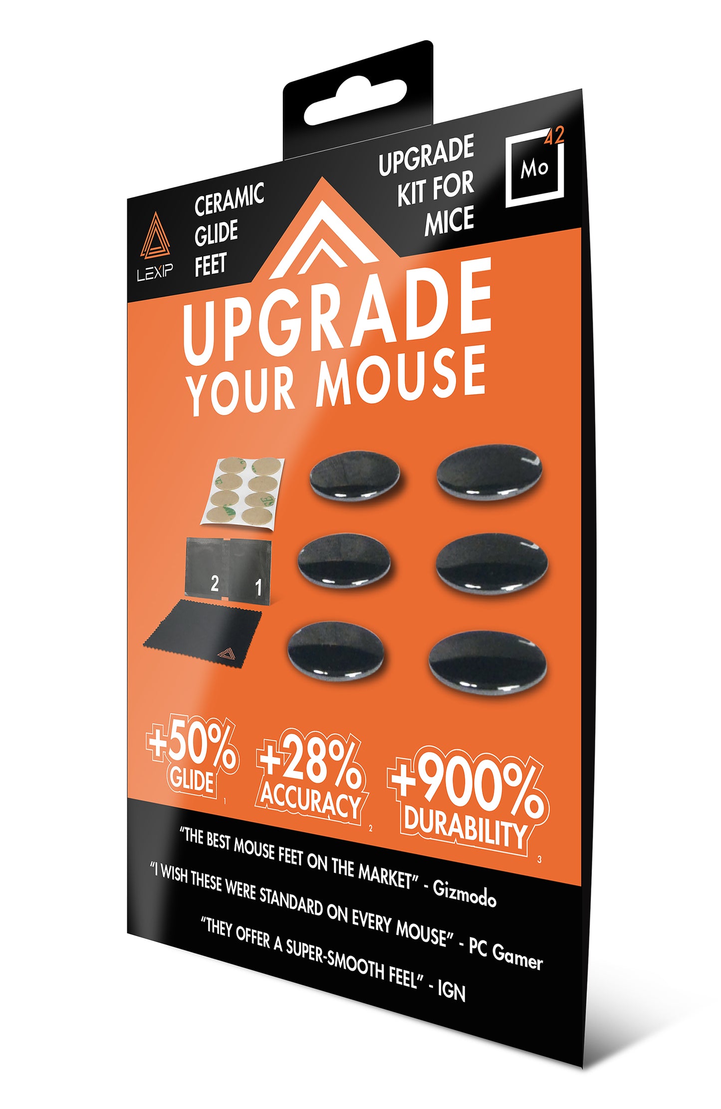 Lexip Mo42 6 Glide Feet - Mouse Accessory