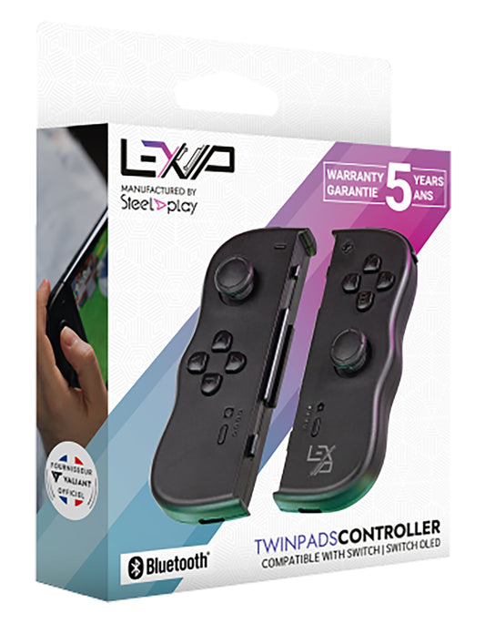Switch Controller: Lexip Steelplay Twin Pads Black
