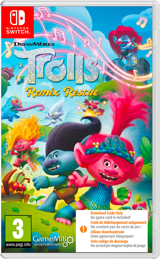 Trolls Remix Rescue - Switch (Code in Box)