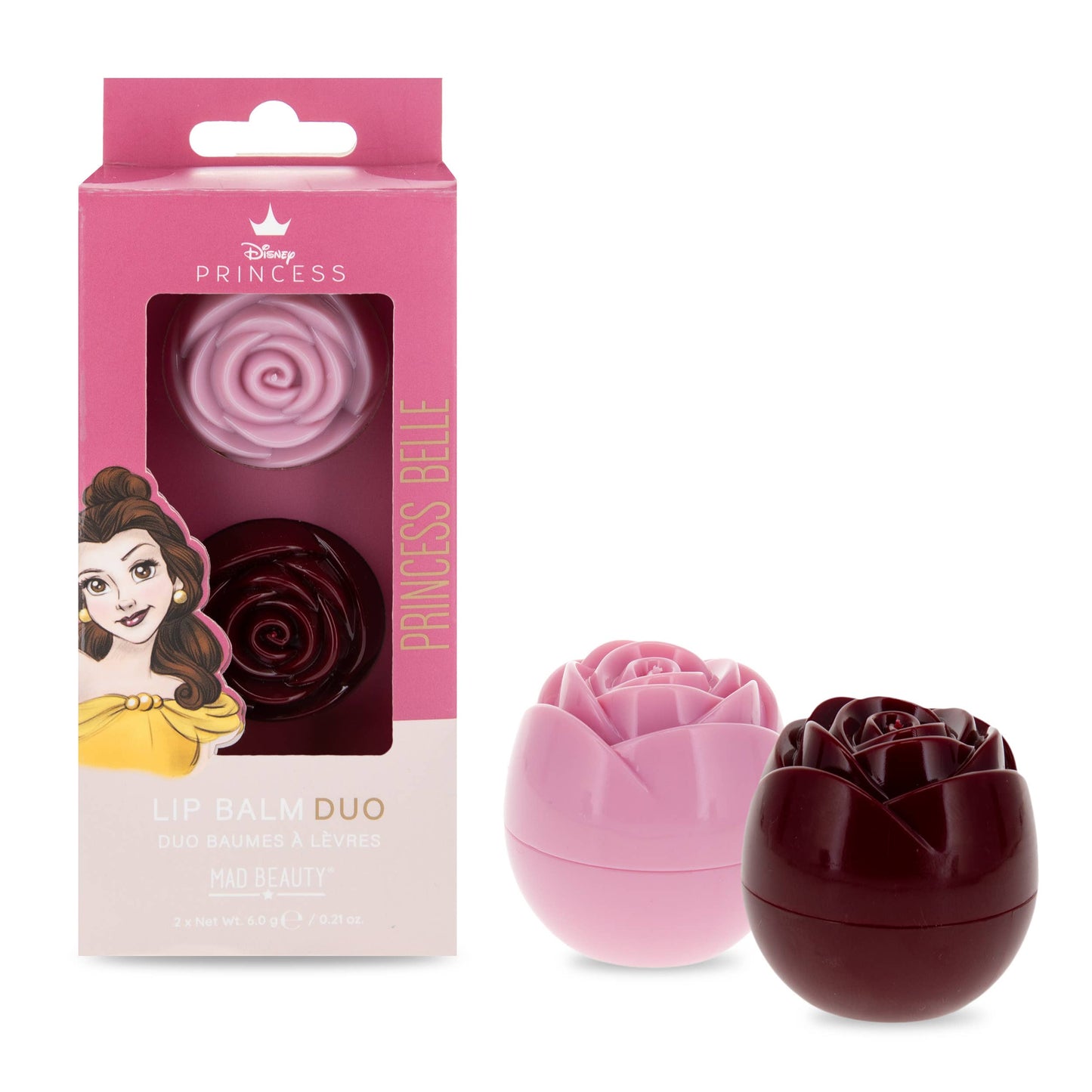 Mad Beauty Disney: Pure Princess Lip Balm Duo -Belle