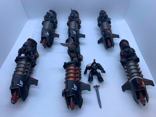 (Preowned) Horus Heresy - Jet Bikes x6 [Dark Angels]