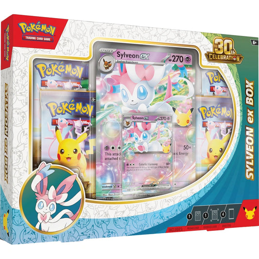Pokemon: 30th Anniversary Sylveon Ex Box