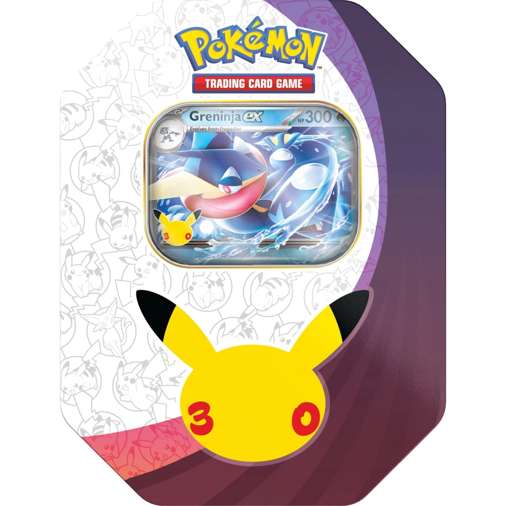 Pokemon: 30th Anniversary Greninja Ex Tin