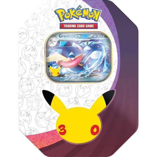 Pokemon: 30th Anniversary Greninja Ex Tin