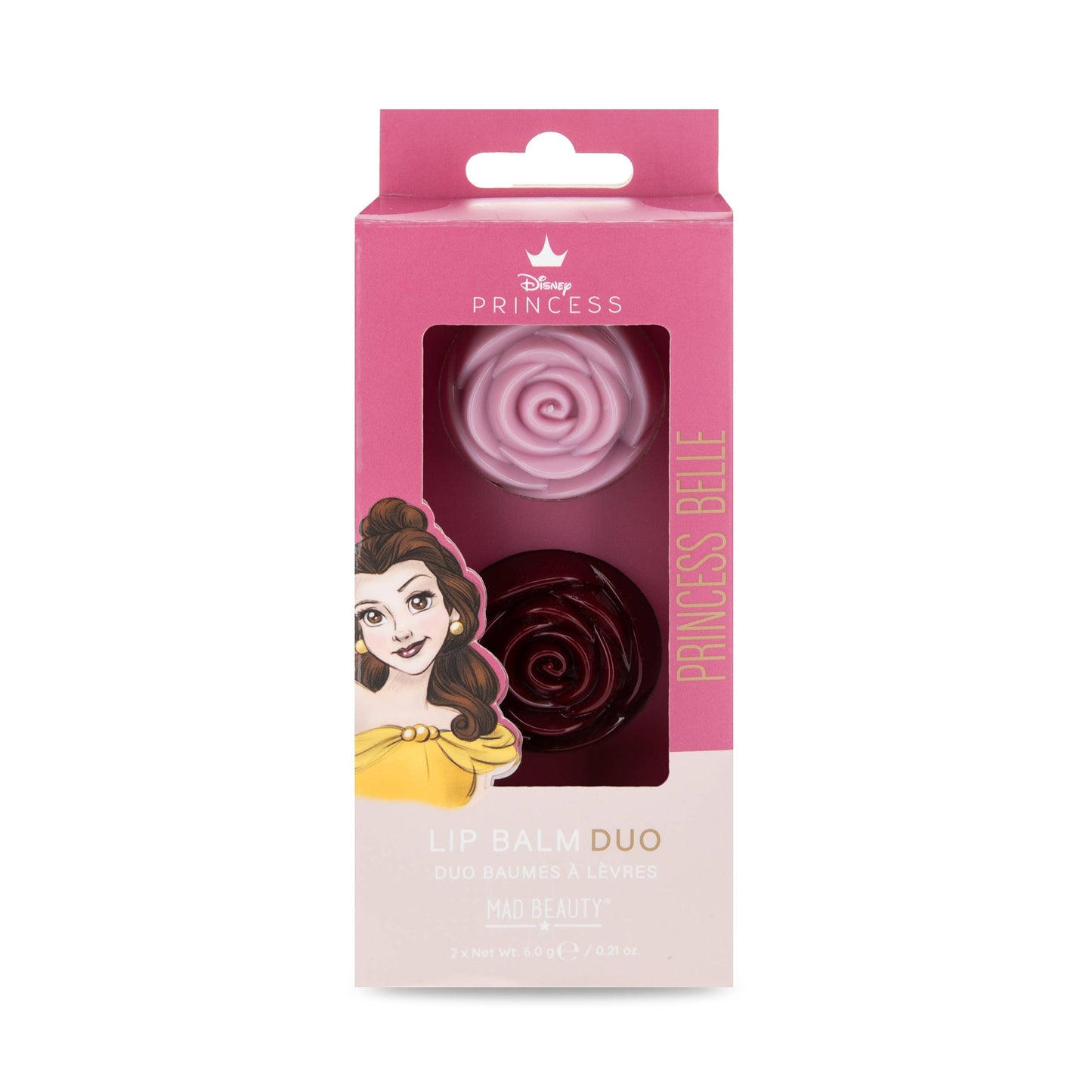Mad Beauty Disney: Pure Princess Lip Balm Duo -Belle