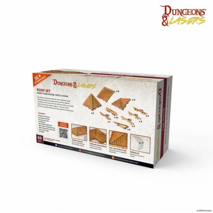 Dungeons & Lasers Terrain: Roof Set