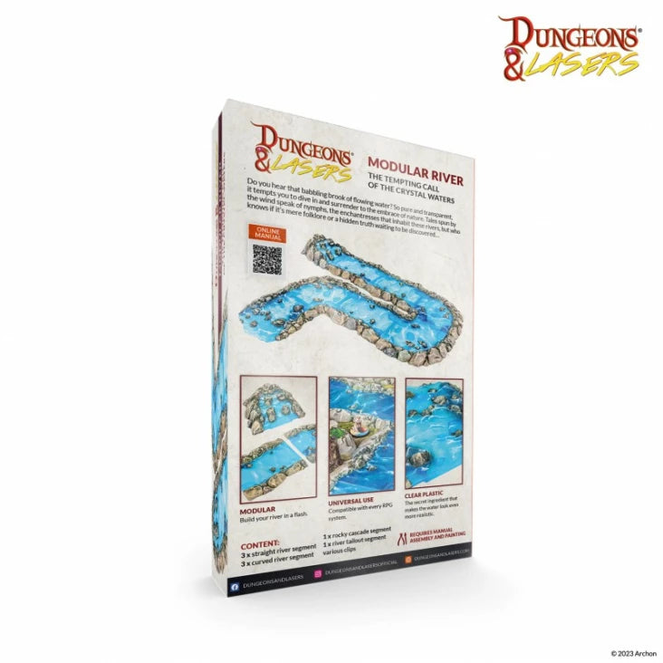 Dungeons & Lasers Terrain: Modular River