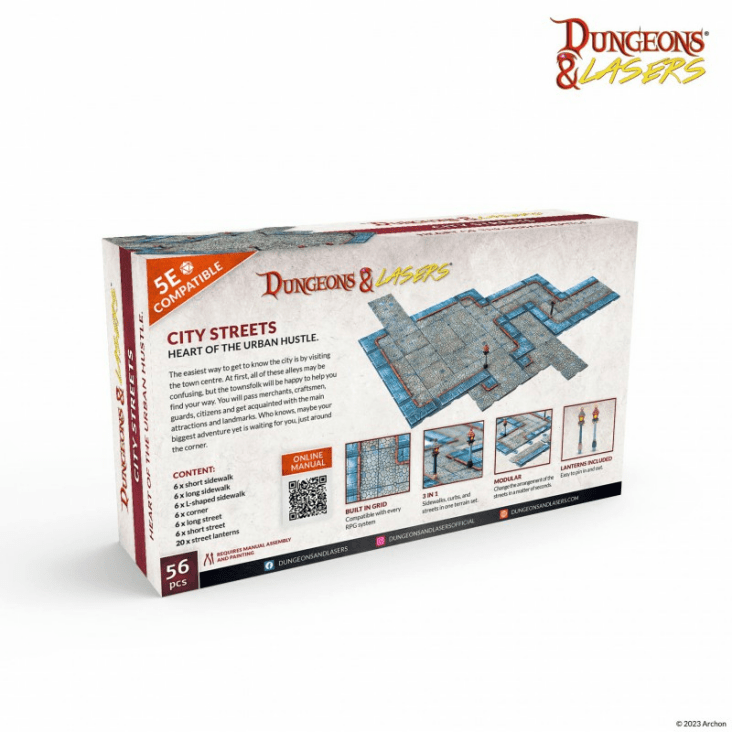 Dungeons & Lasers Terrain: City Streets