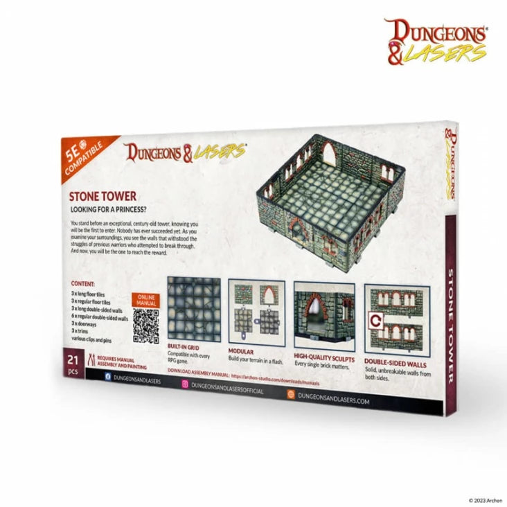 Dungeons & Lasers Terrain: Stone Tower