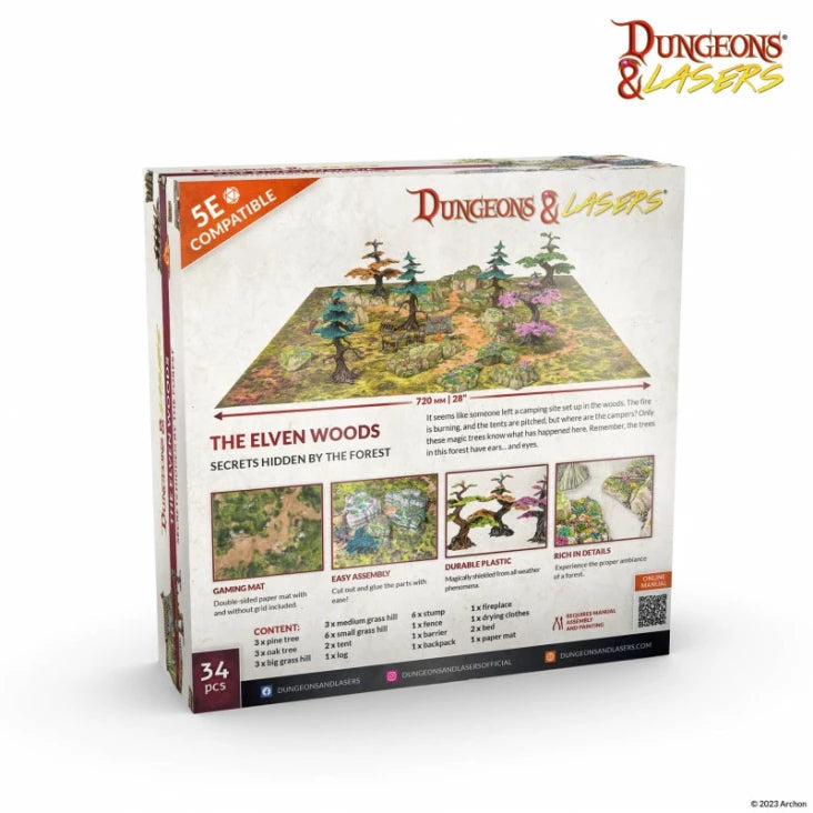 Dungeons & Lasers Terrain: The Elven Woods