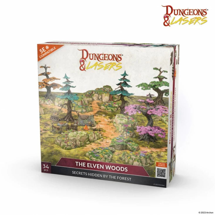Dungeons & Lasers Terrain: The Elven Woods