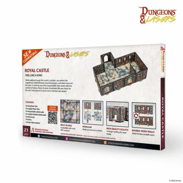 Dungeons & Lasers Terrain: Royal Castle