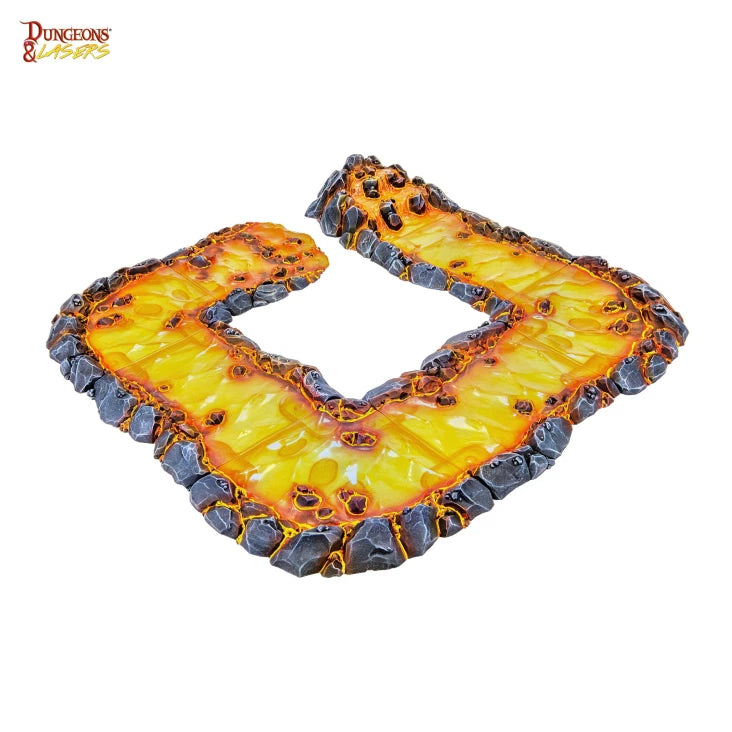 Dungeons & Lasers Terrain: Modular Lava