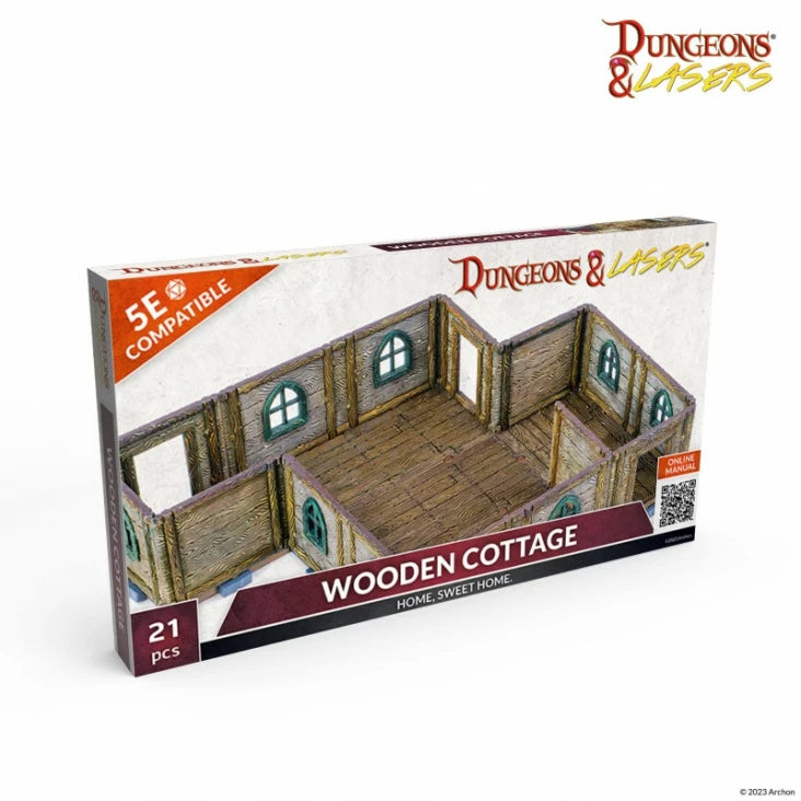 Dungeons & Lasers Terrain: Wooden Cottage
