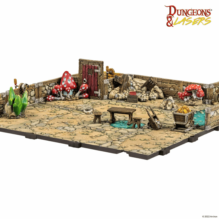 Dungeons & Lasers Terrain: Dwarven Mine Props