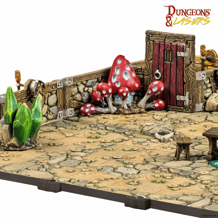Dungeons & Lasers Terrain: Dwarven Mine Props