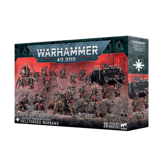 Warhammer 40,000: Chaos Space Marines- Hellforged Warband Battleforce