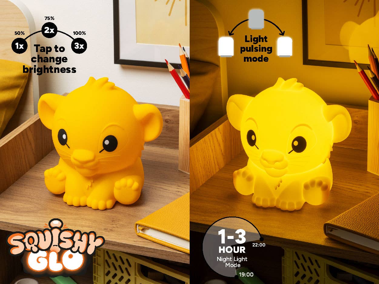 Simba SquishyGlo Silicone Light Rechargeable