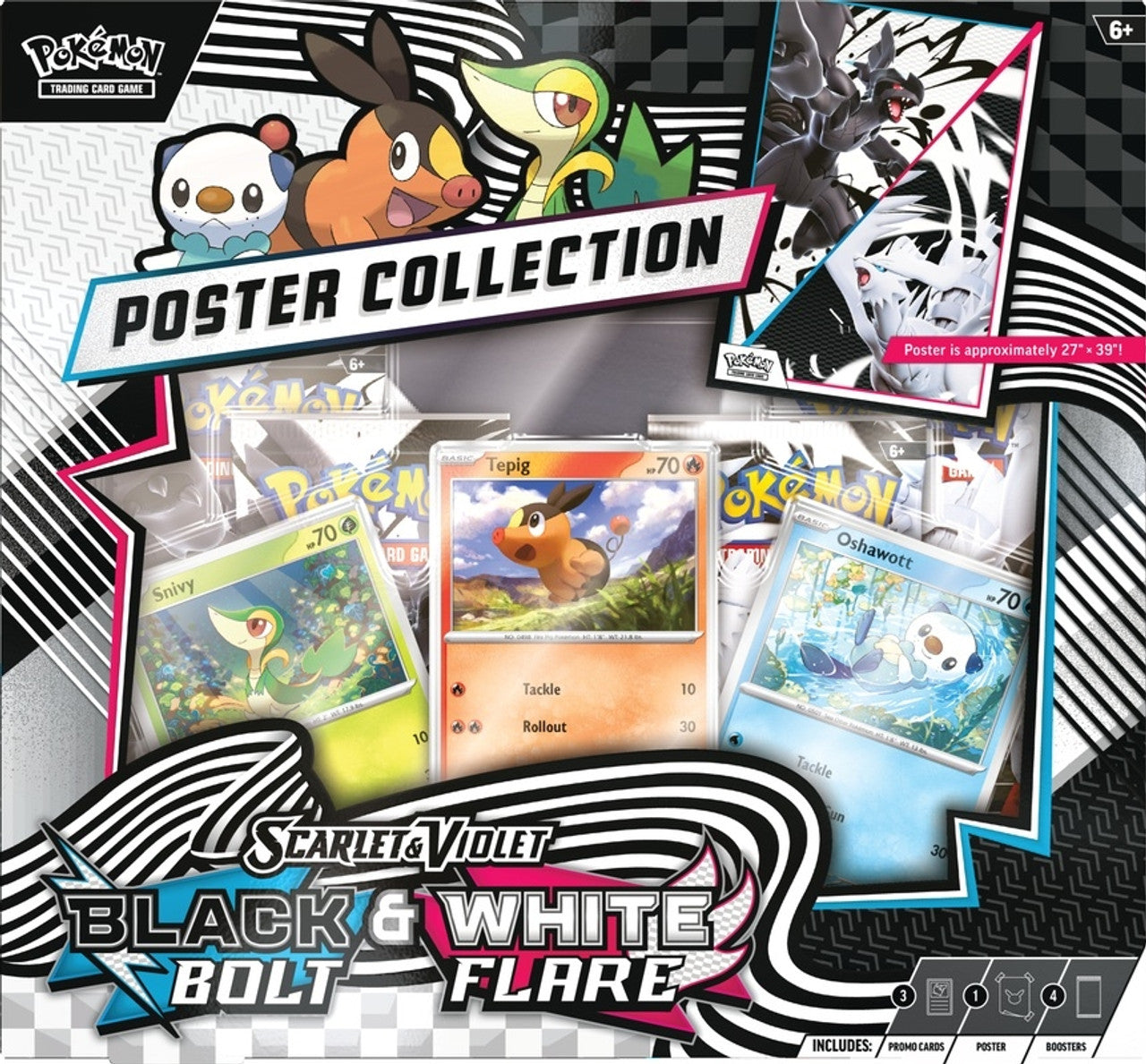 Pokemon: Black Bolt & White Flare - Unova Poster Collection