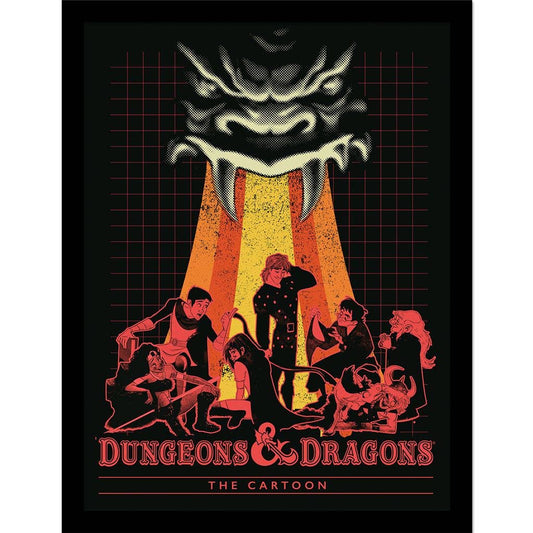Dungeons & Dragons (The Cartoon Vhs) Wall Art Print