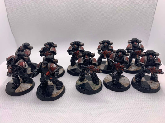 (Preowned) Horus Heresy - MkIII Tactical Marines x10 [Dark Angels]